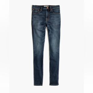 Madewell 10" High-Rise Skinny Jeans in Danny Wash: TENCEL Denim Edition Sz 30